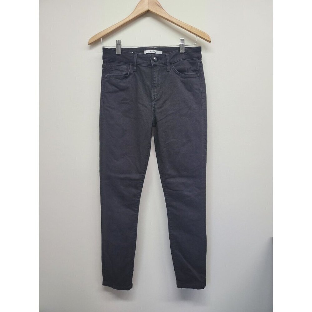 Sam Edelman Womens The Kitten Skinny Ankle Jeans Black Mid Rise Stretch Denim 28